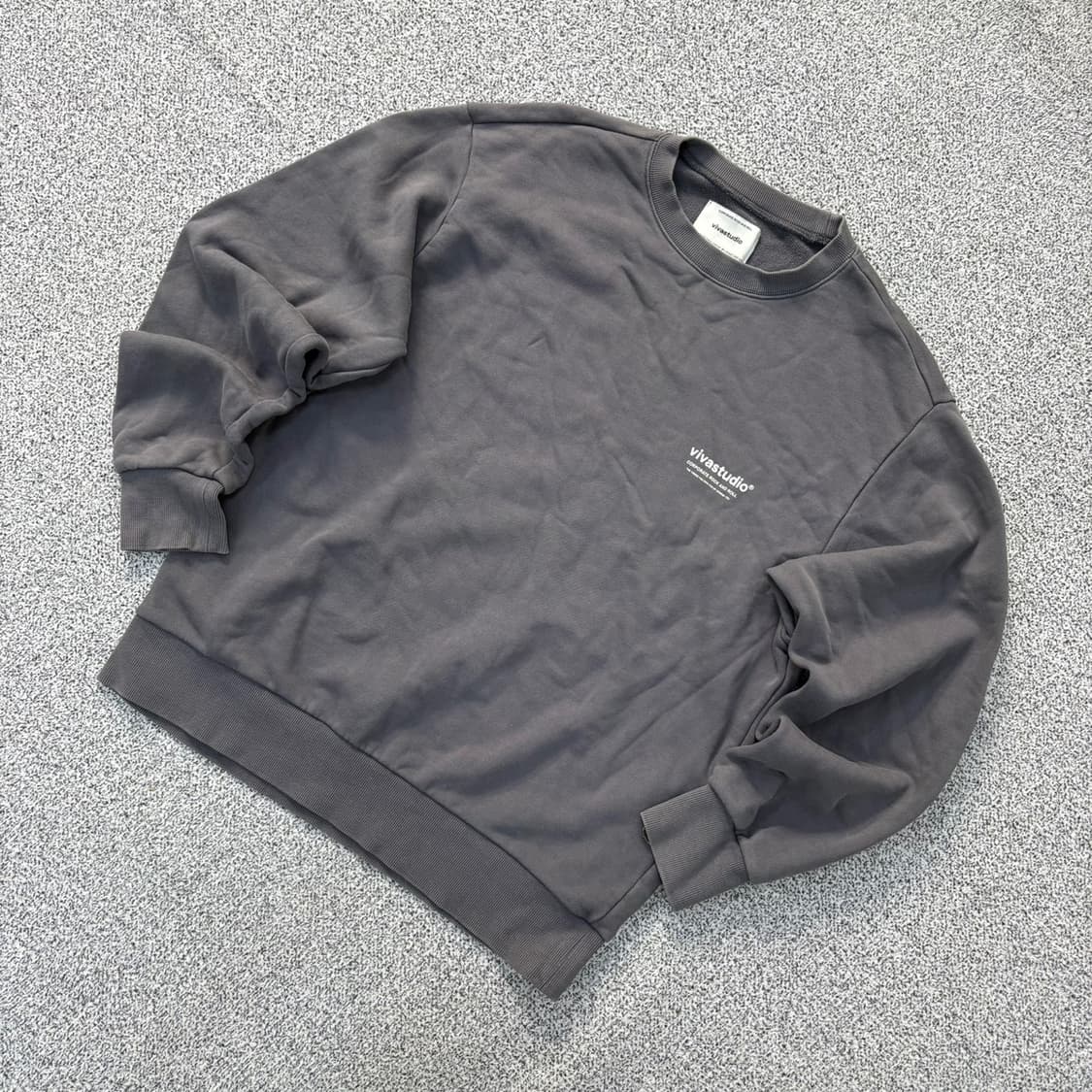 L 비바스튜디오 남성 맨투맨 긴팔티 0423J 상품이미지1