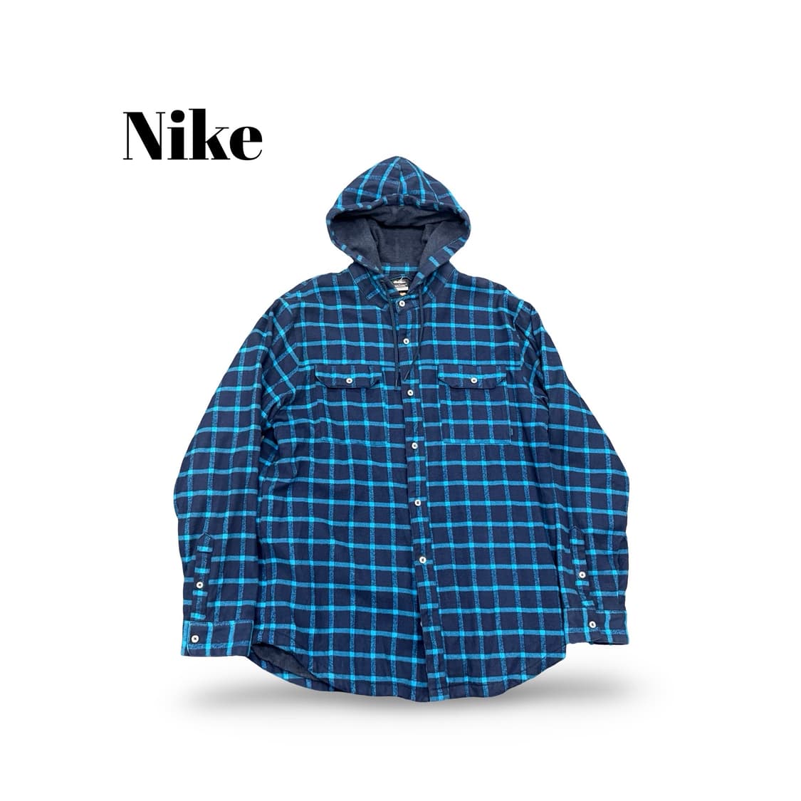 (95)나이키플란넬후드체크셔츠 상품이미지1