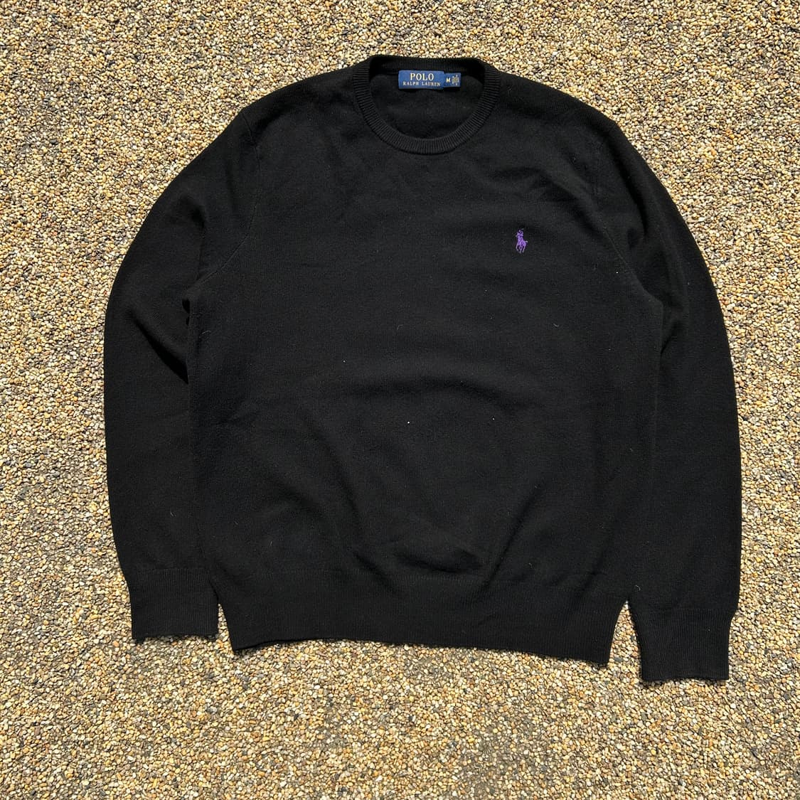 폴로 (POLO RalphLauren)퍼플 포니 블랙 울니트 상품이미지1