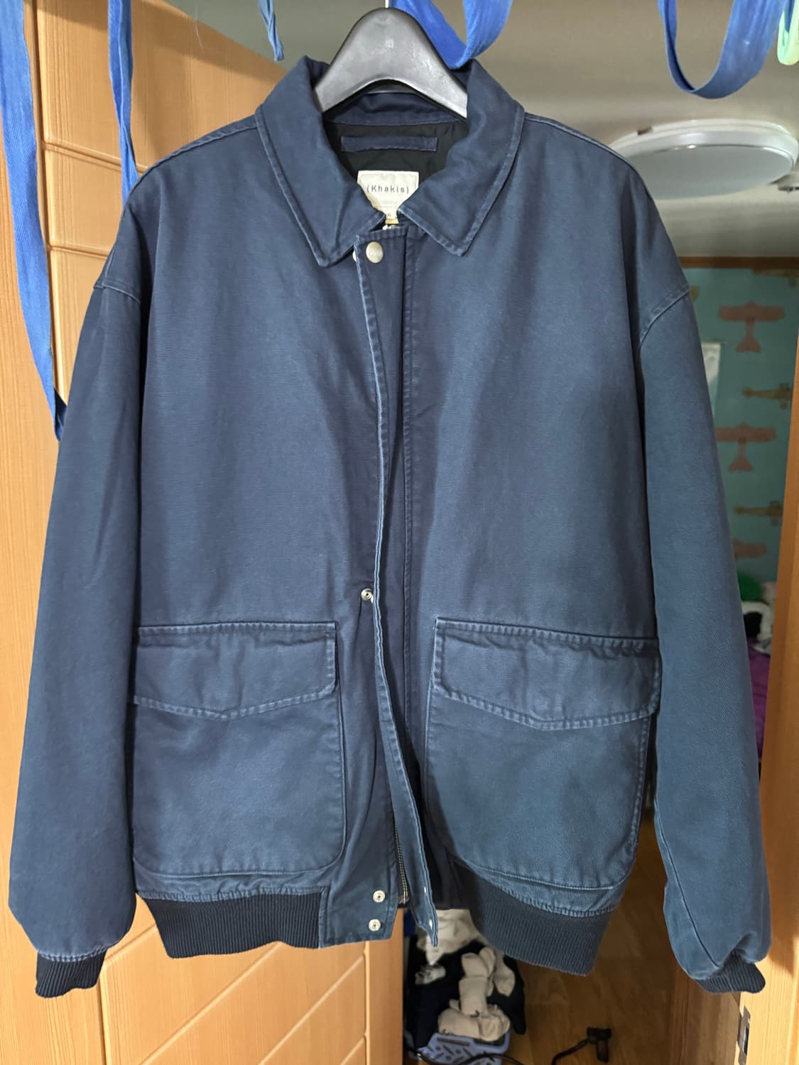 카키스 스테이션 자켓 네이비 L 상품이미지1