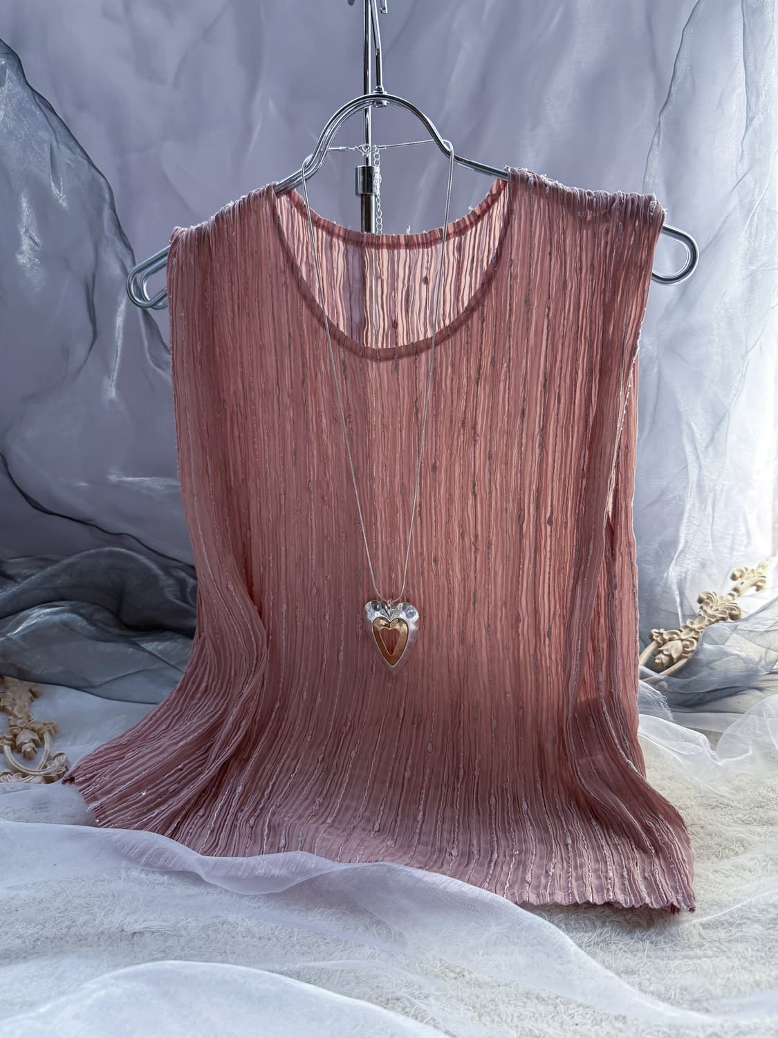 Beaded Boucle Vest 0172 상품이미지1