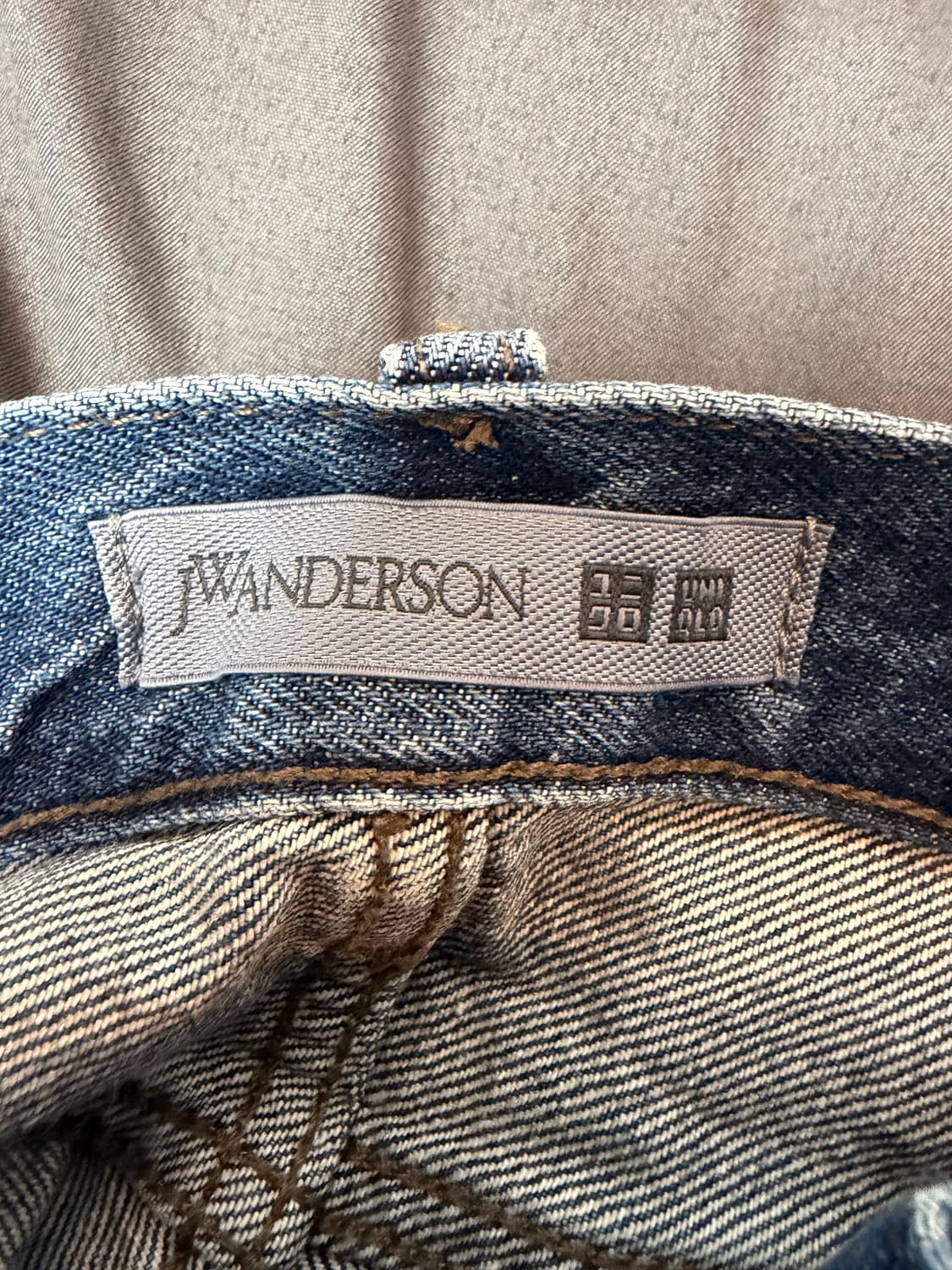 [34] JW ANDERSON 유니클로 스트레이트 진 중청 상품이미지3
