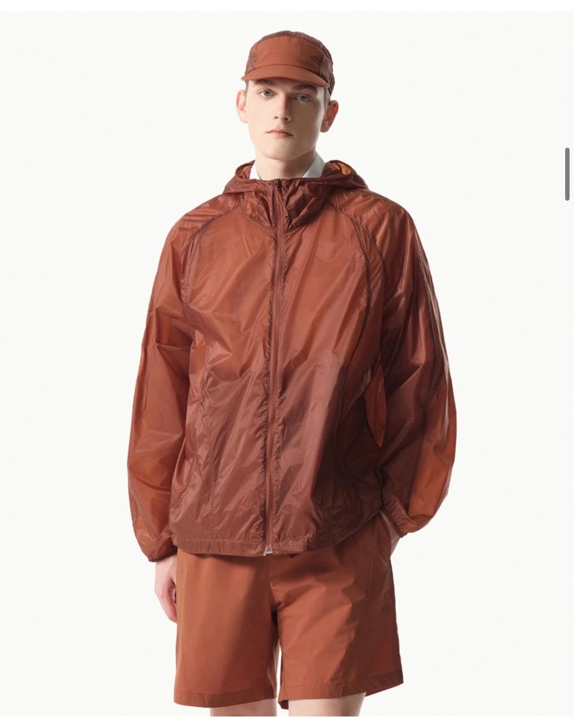 (새상품)무신사 스탠다드[시티 레저]에어웨이트 시어 윈드브레이커 재킷 상품이미지1