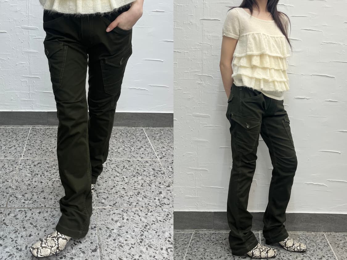 Deep khaki pocket pants 상품이미지1