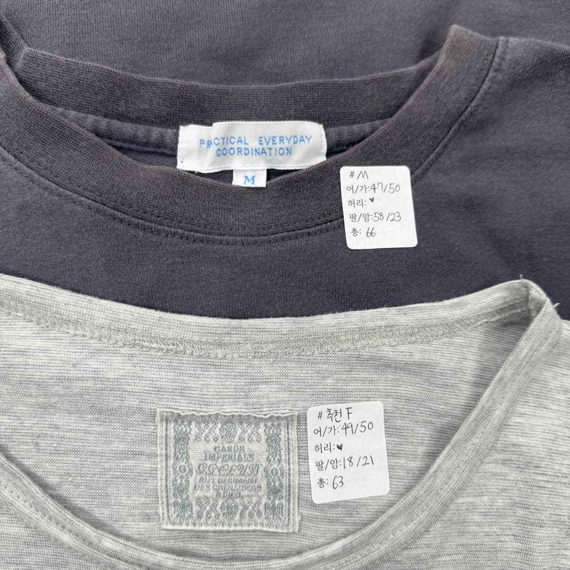 🎨하구미의 작업실 코디세트🎨 반팔 레이어드 체크 랩스커트 펑크 상품이미지9