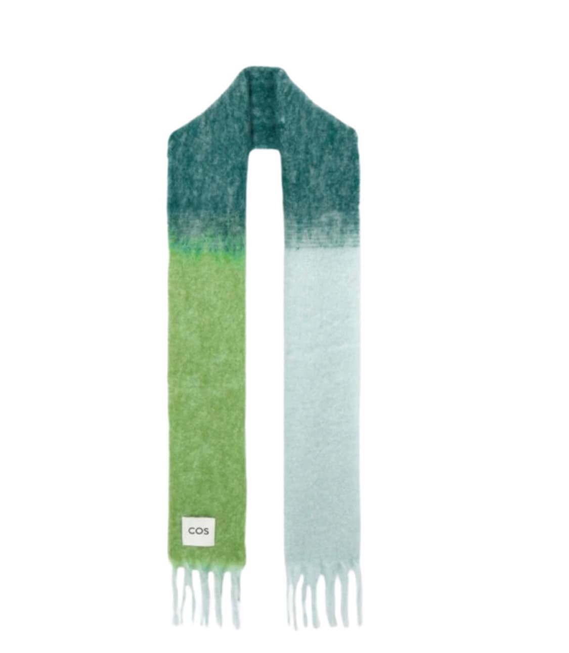 cos 코스 오버사이즈 모헤어 블렌드 머플러 다크 더콰이즈 상품이미지4