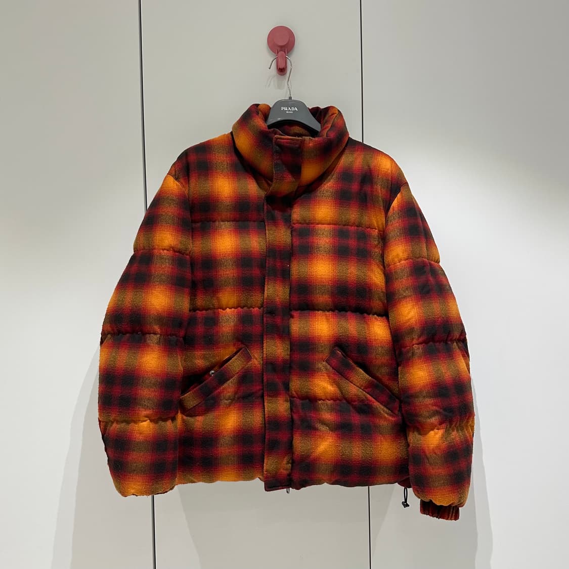 자라 체크플레이드 패딩 상품이미지2