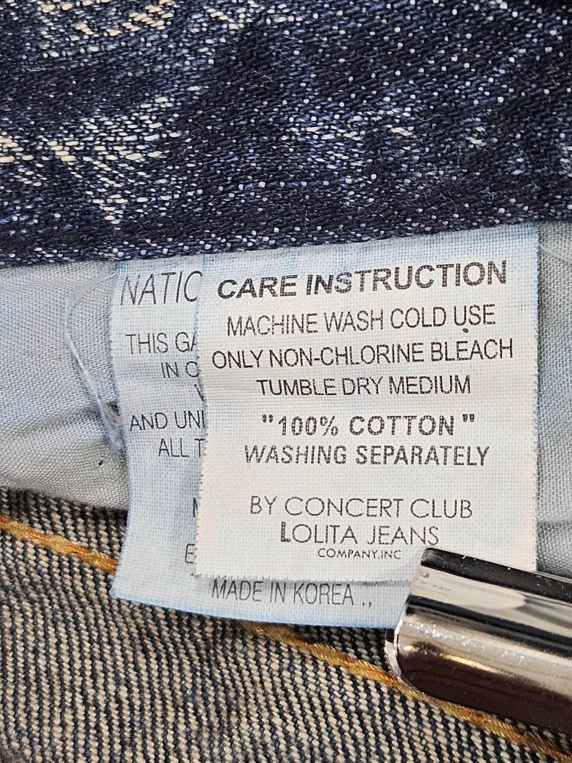 로리타 롤업 디자인 숏데님팬츠 상품이미지4