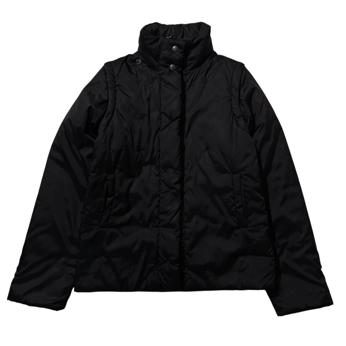 질샌더 디테쳐블 숏점퍼 블랙 상품이미지2