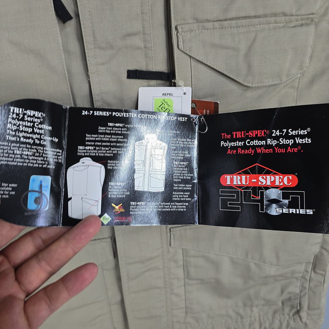 미사용새제품) 트루스펙 남성용 조끼 베스트 S 상품이미지4