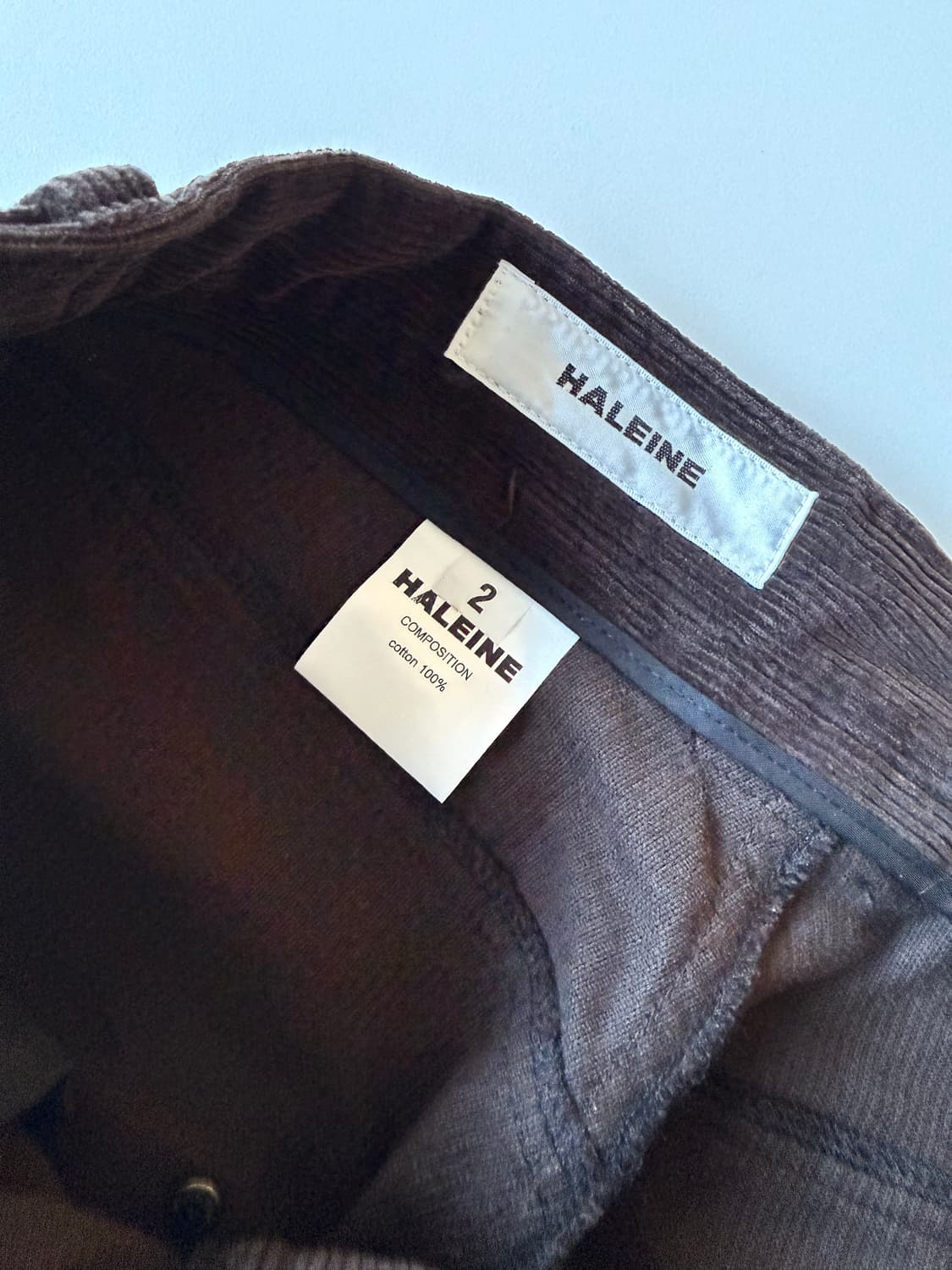 [2]알렌느 카펜터 카고 코듀로이 팬츠 브라운 상품이미지7