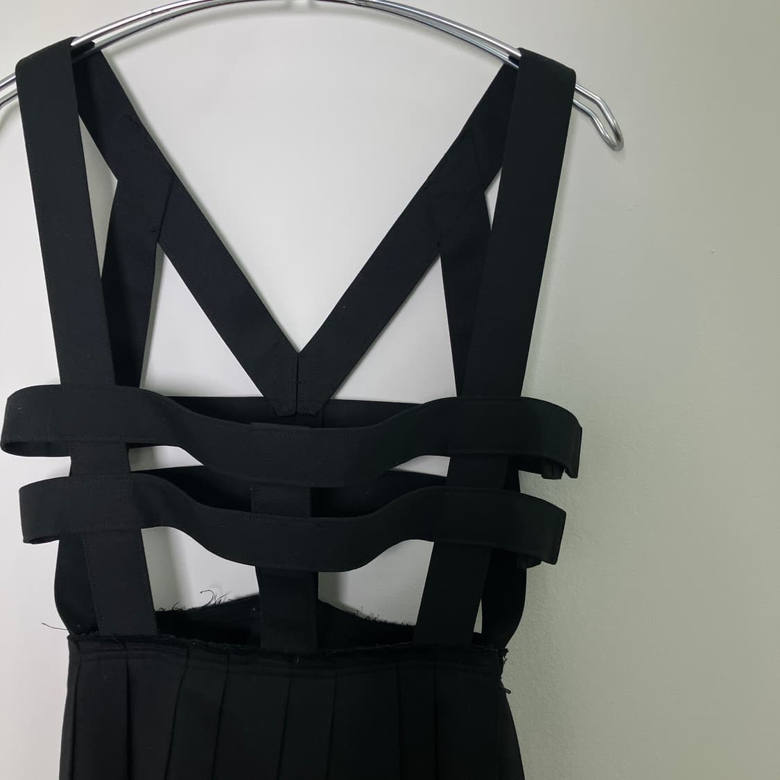 14SS CDG 꼼데가르송 하네스 서스펜더 스트랩 스커트 XS 상품이미지4