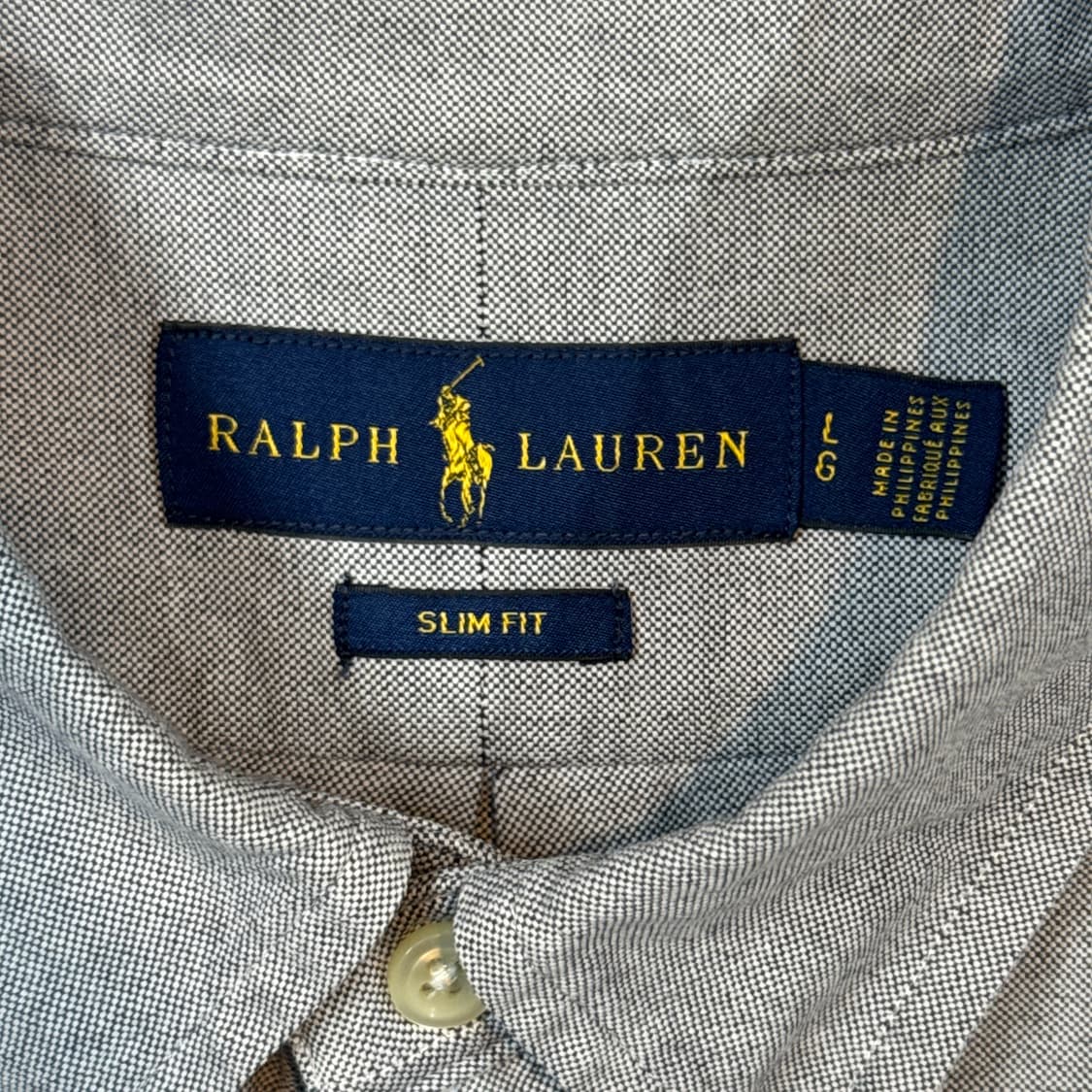 L) 폴로 랄프로렌 클래식 옥스포드 셔츠 그레이 상품이미지6