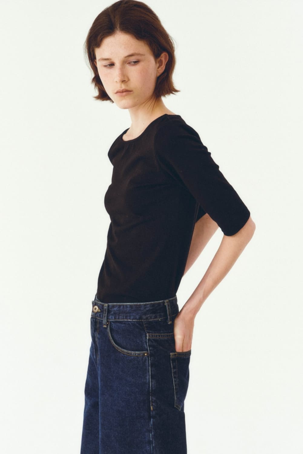 le ete(르에떼) / Finca Boat Tee in Black 상품이미지2