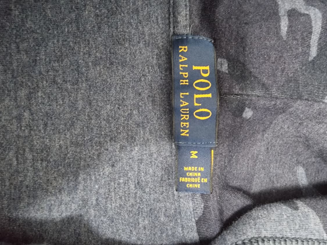 폴로 랄프로렌 블루 카모 후드 집업 상품이미지9