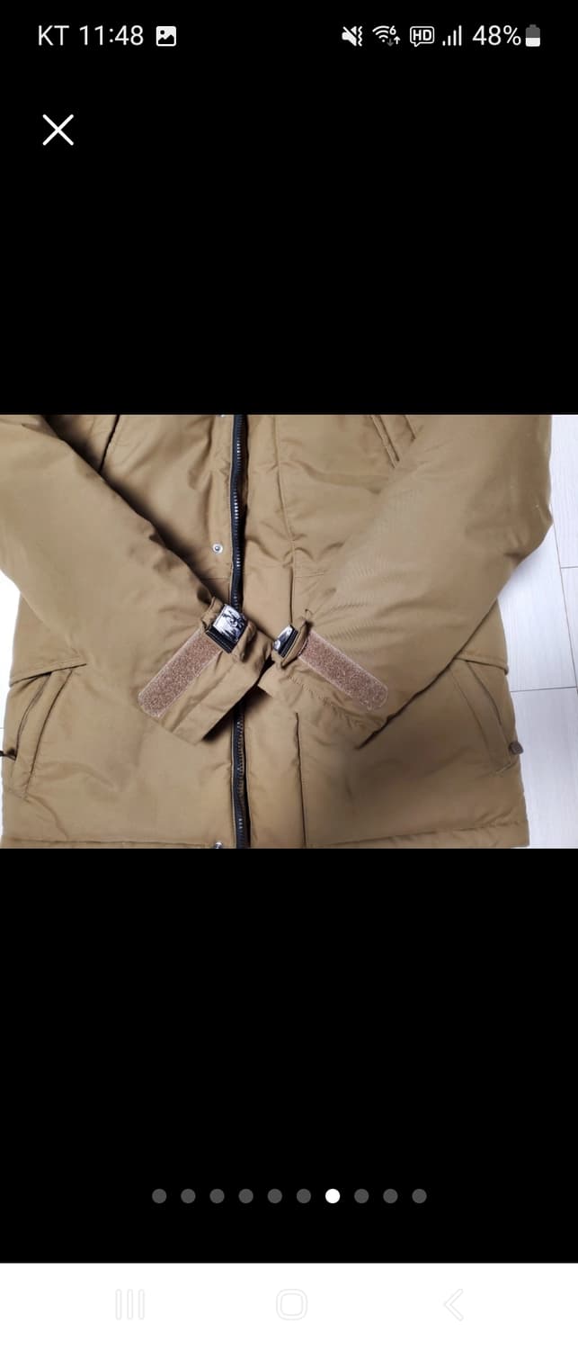 노스페이스 화이트라벨 NYJ1DG54 아론다운 패딩 점퍼 사이즈90 상품이미지7