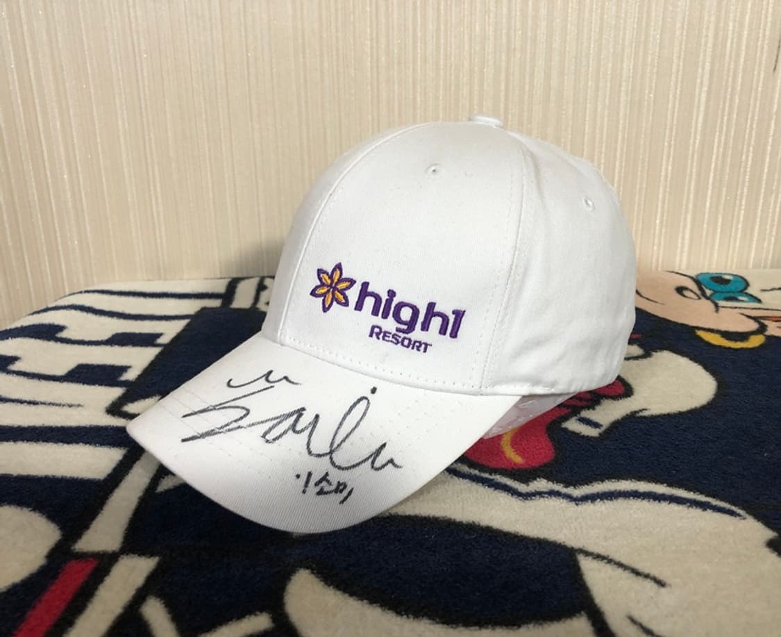 하이원리조트 여자오픈 골프모자/이소미프로 싸인모자 상품이미지2