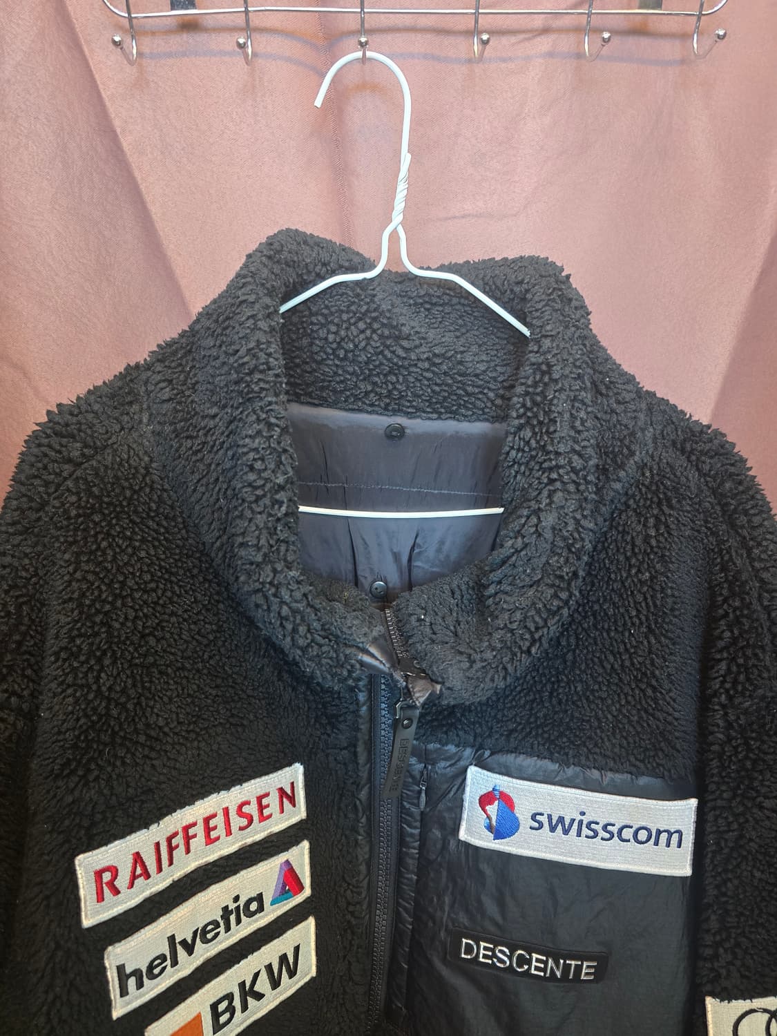 데상트 스위스 스키팀 플리스 자켓 상품이미지1