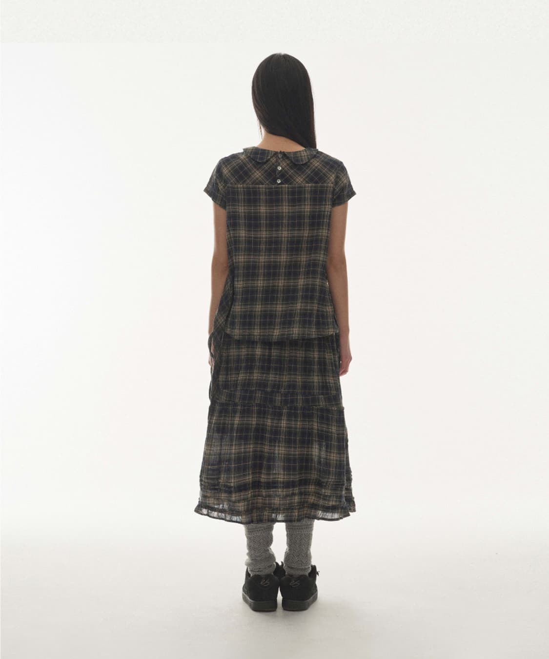 코이세이오 셔링 미디 스커트 1size 상품이미지4
