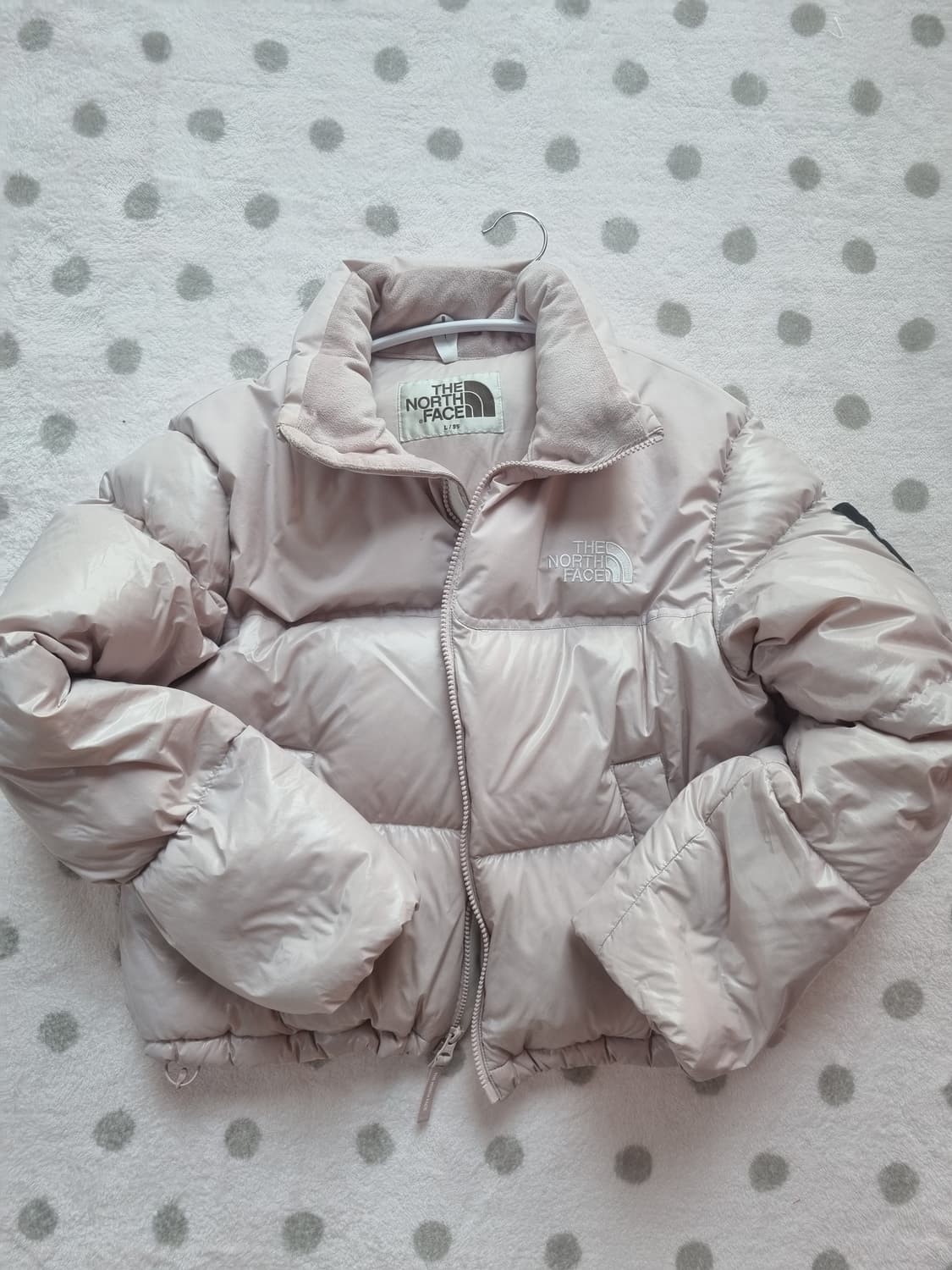 노스페이스 크롭 패딩 L 상품이미지1