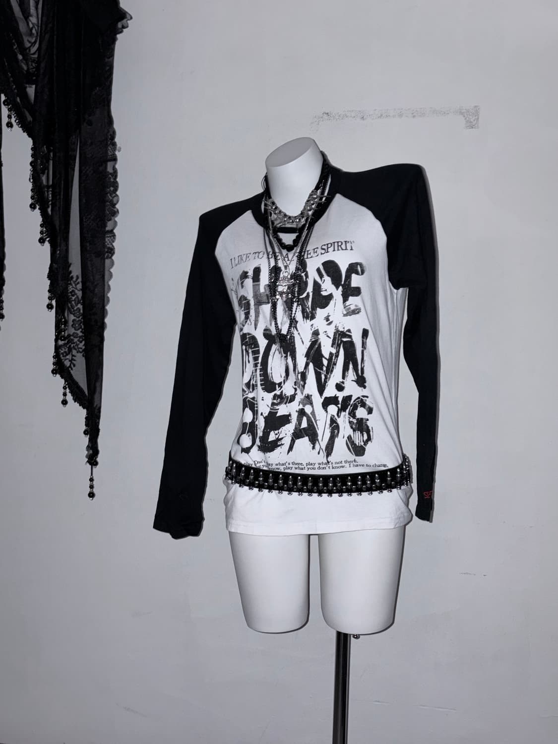 락시크코디 드레이프 실루엣 펑크 고딕락  상품이미지5