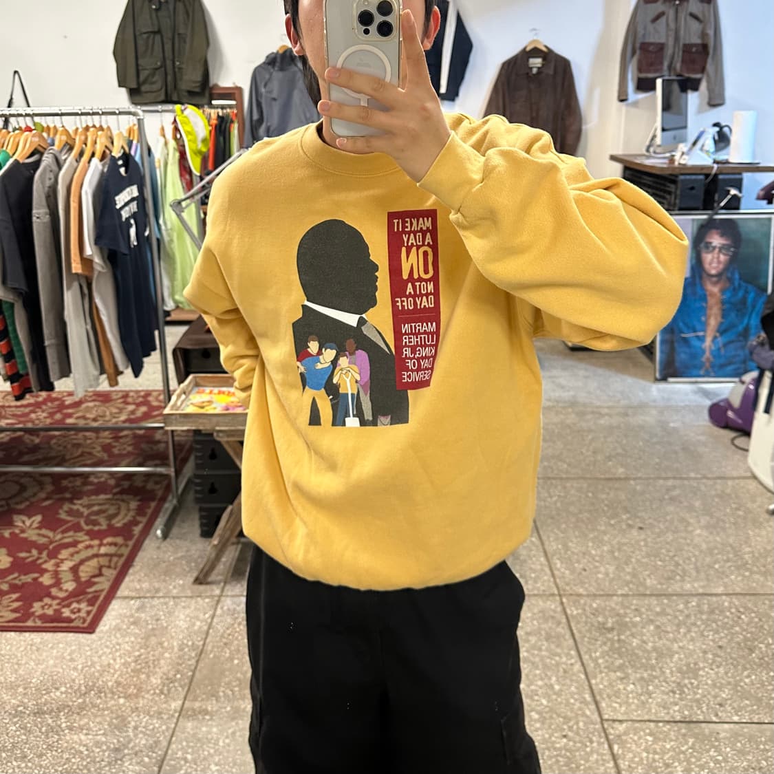 00s 마틴루터킹 헤비웨이트 스웻셔츠 상품이미지6