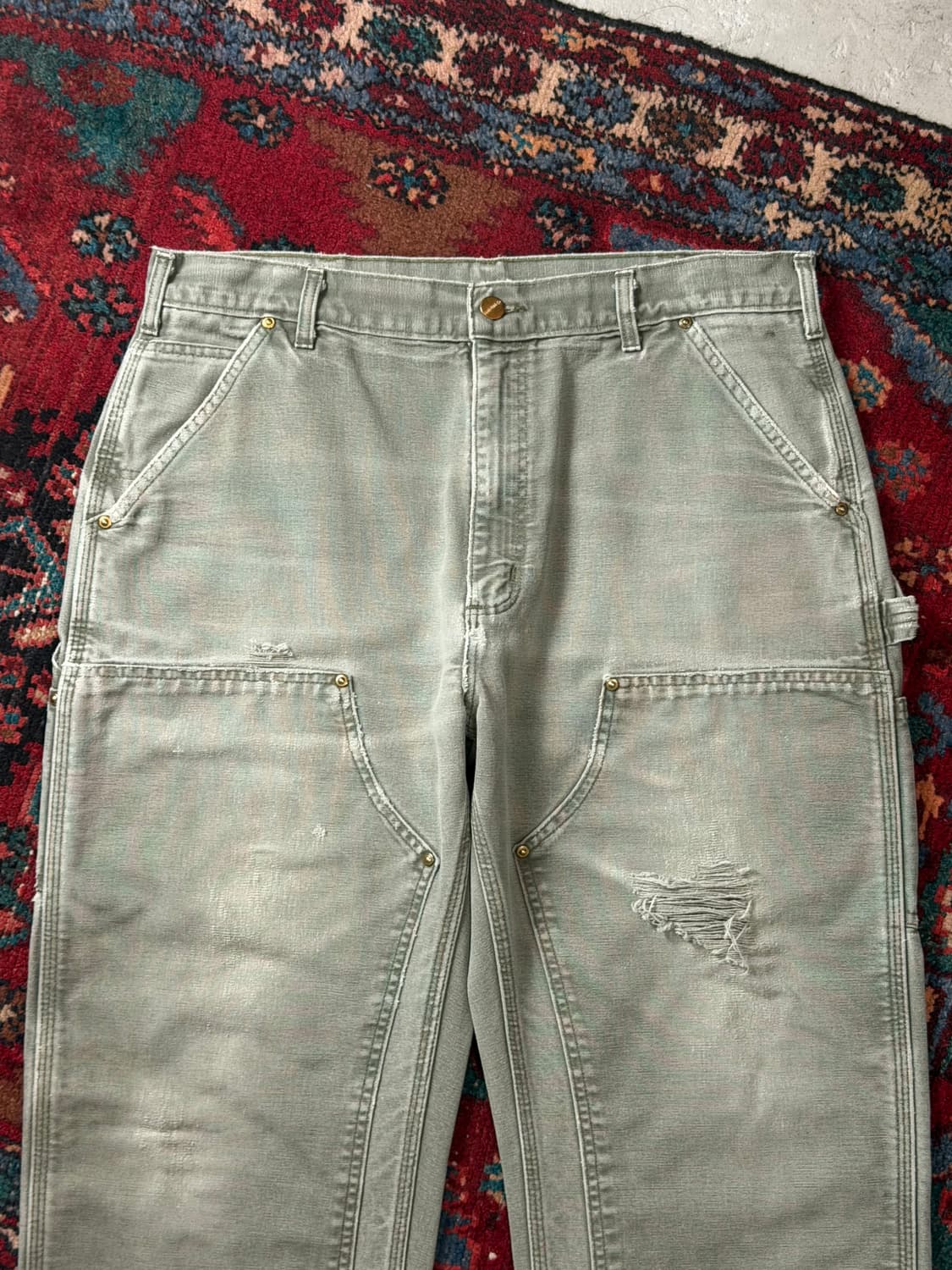 OG 칼하트 더블니 모스그린 칼하트 B01 MOS 썩블니 상품이미지5