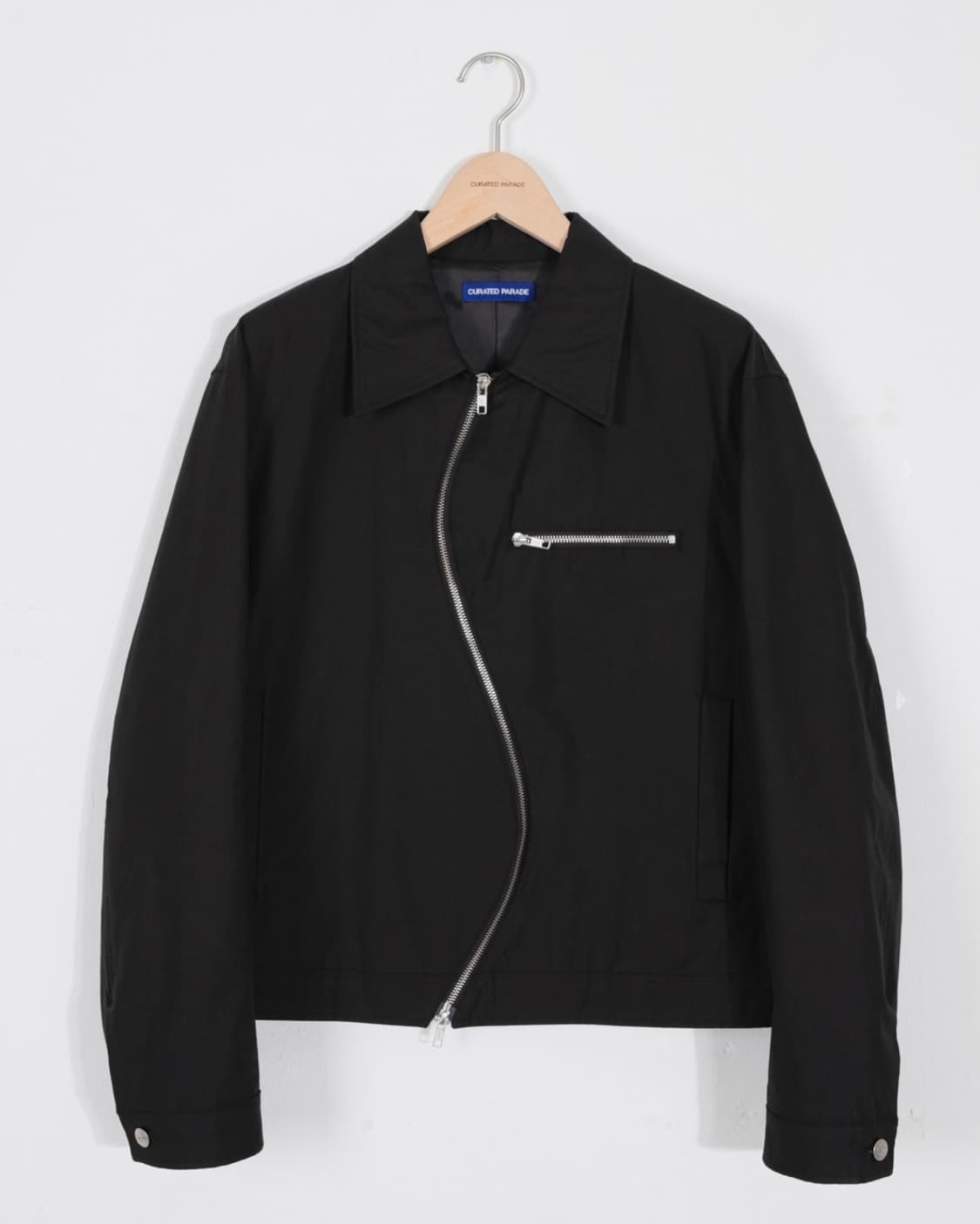 CURATED PARADE RIVER JACKER BLACK 상품이미지1