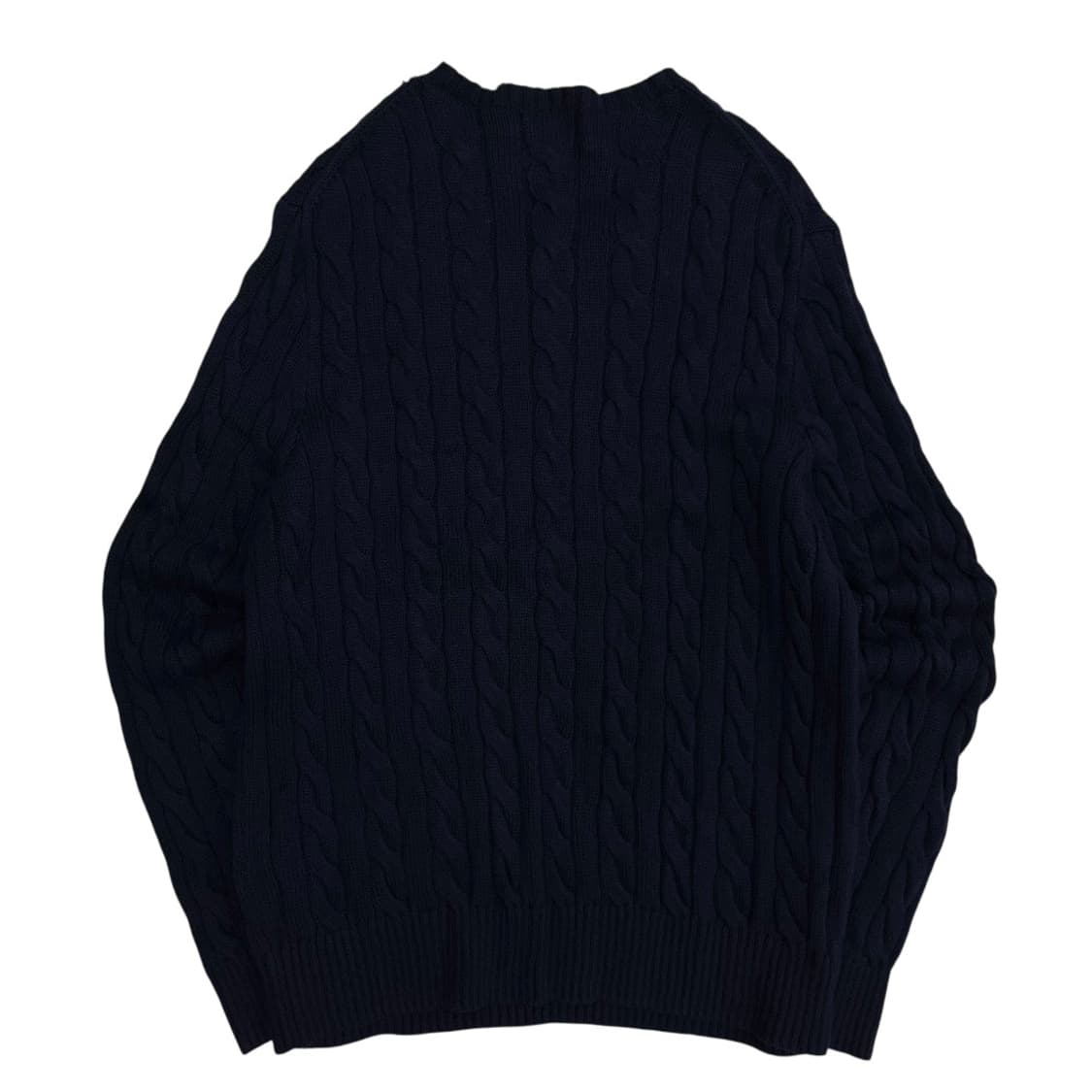 폴로 랄프로렌 레드포니 네이비 꽈배기 니트 L 상품이미지3