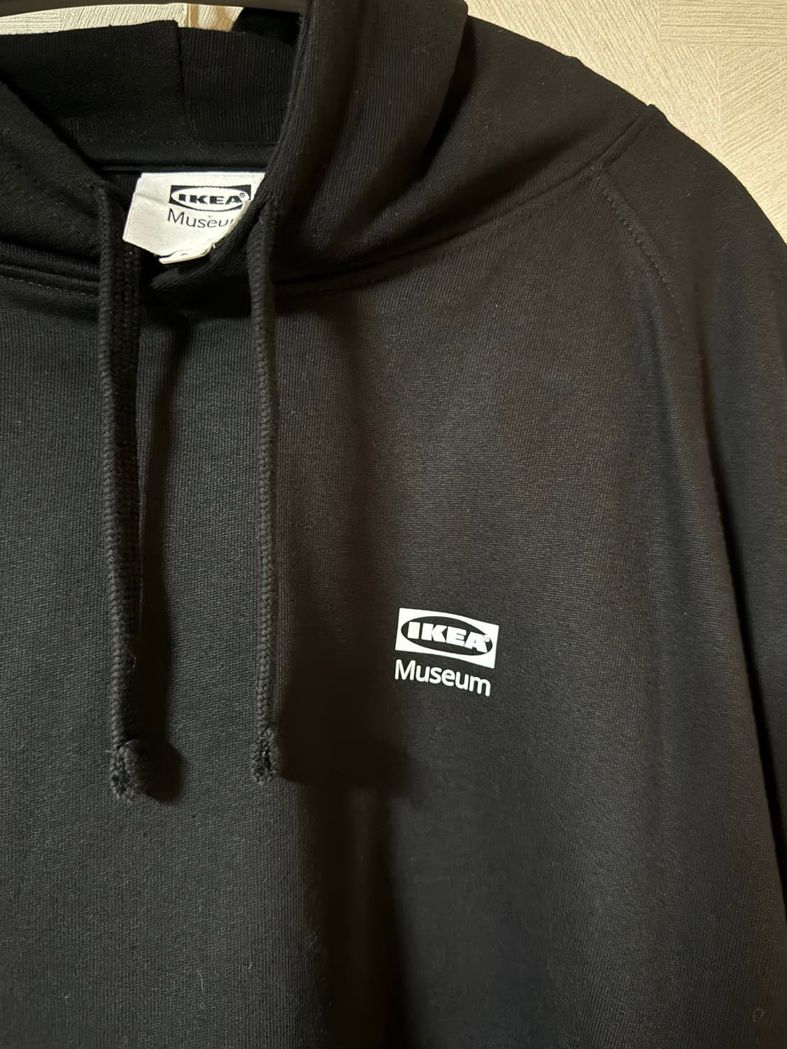 이케아 뮤지엄 후드 블랙 L 상품이미지5