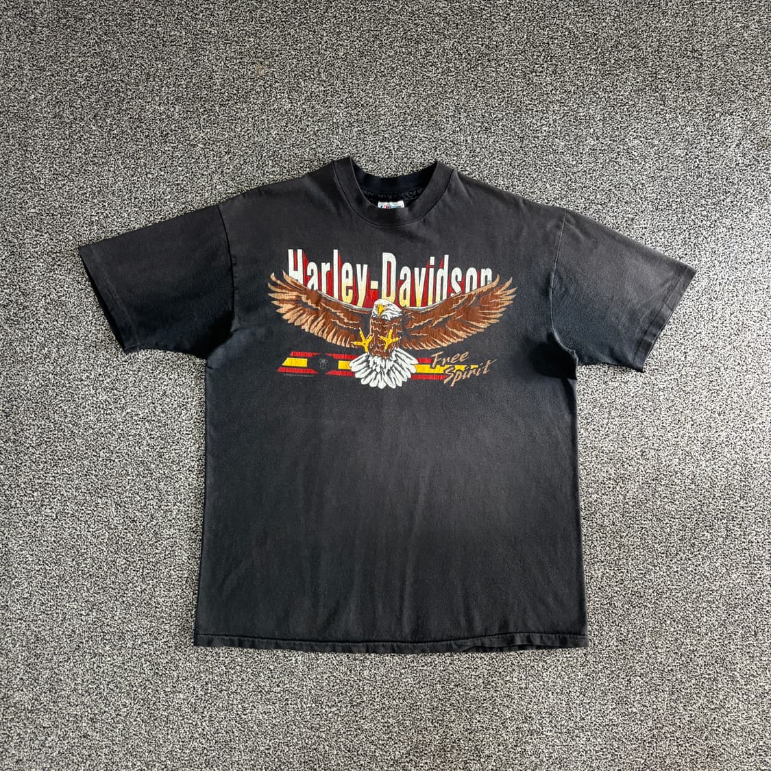 80s 빈티지 할리데이비슨 반팔 티셔츠 상품이미지1