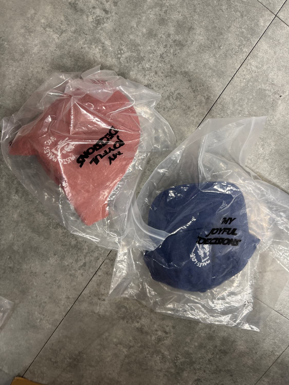 Mjd 엠제이디 MML 맥스 바이저 캡 인디고 핑크 블루 판매 상품이미지1