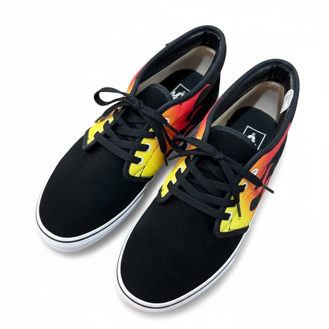 반스 블랙 불꽃 스니커즈 280mm 상품이미지1
