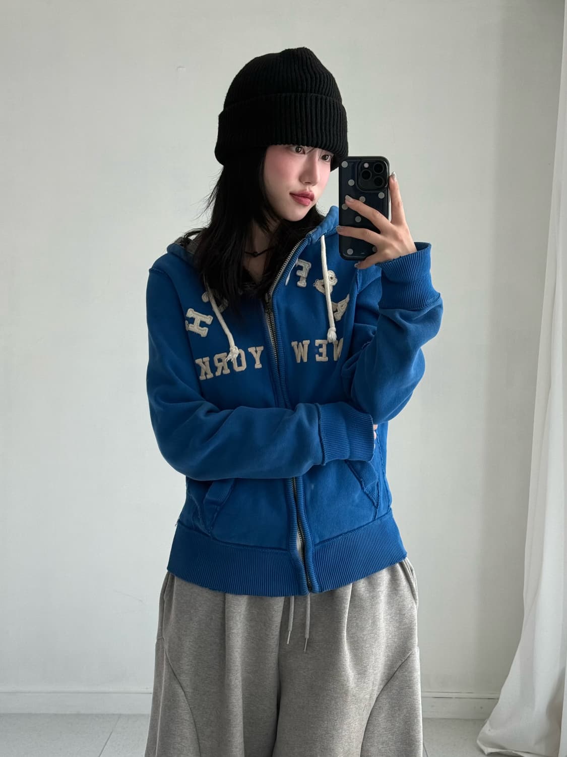 아베크롬비 블루 후드집업 상품이미지4