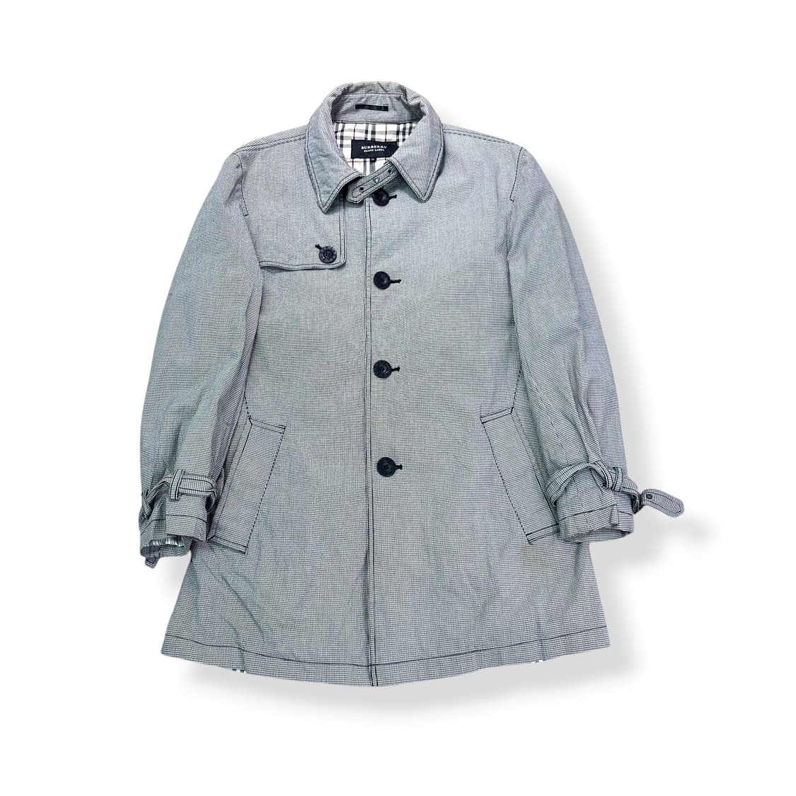 W 95 버버리 90s 블랙라벨 일본판 싱글코트 상품이미지1