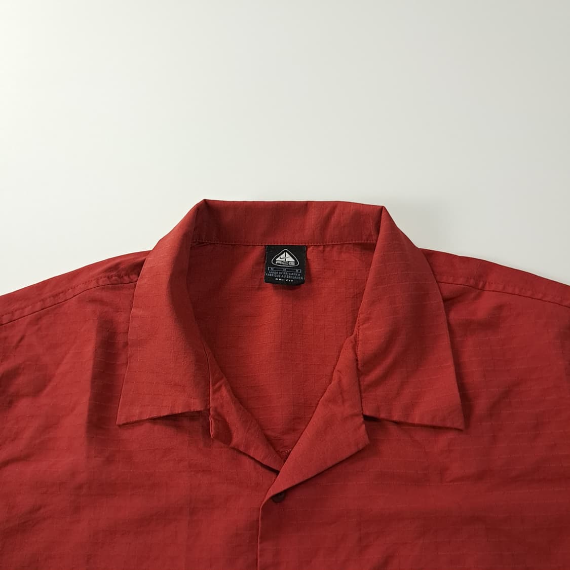 CK388 M 나이키 00s ACG 테라코타 반팔 캠프 셔츠 남방 상품이미지2