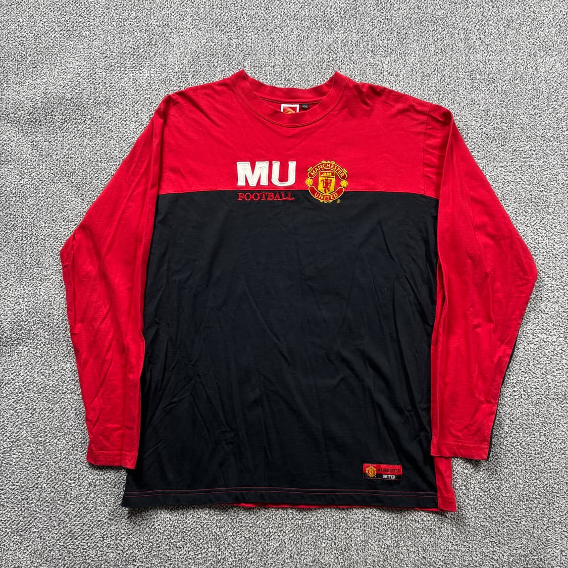 맨체스터유나이티드 빅로고 투톤 롱슬리브 상품이미지1