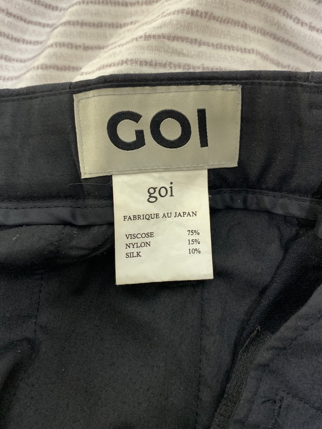 Goi 워리어 팬츠 샤인 블랙 상품이미지7