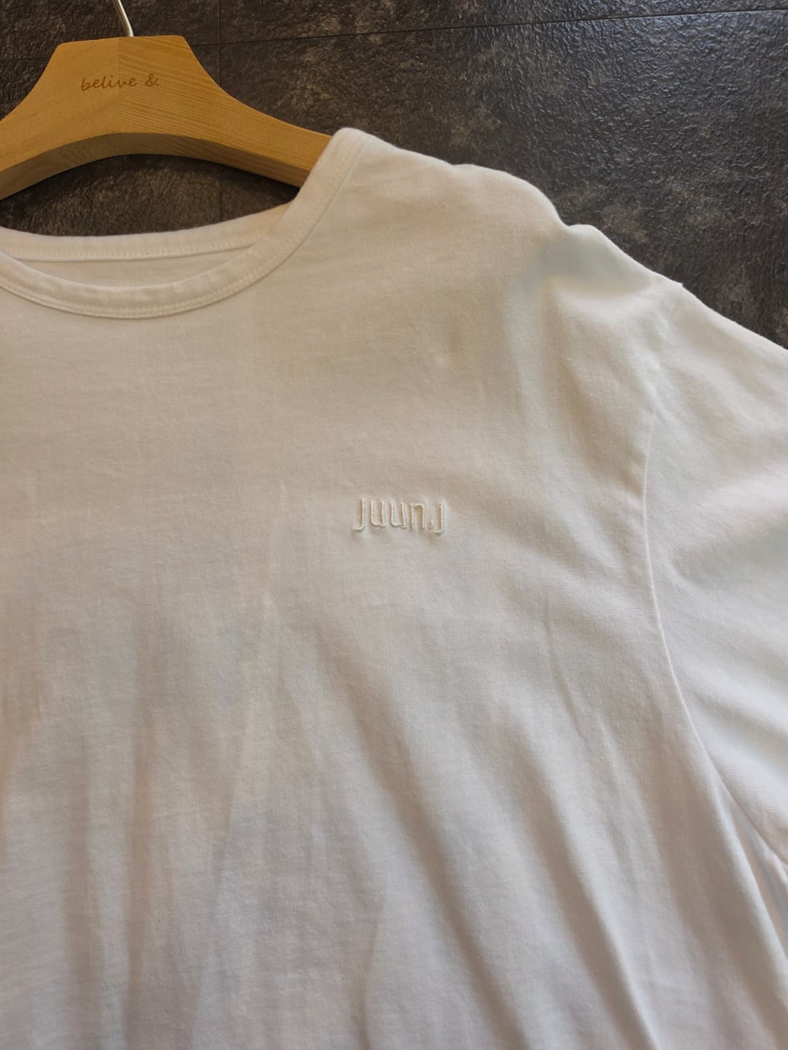 Juun.J  화이트 여성 반팔티셔츠 - 66 상품이미지2