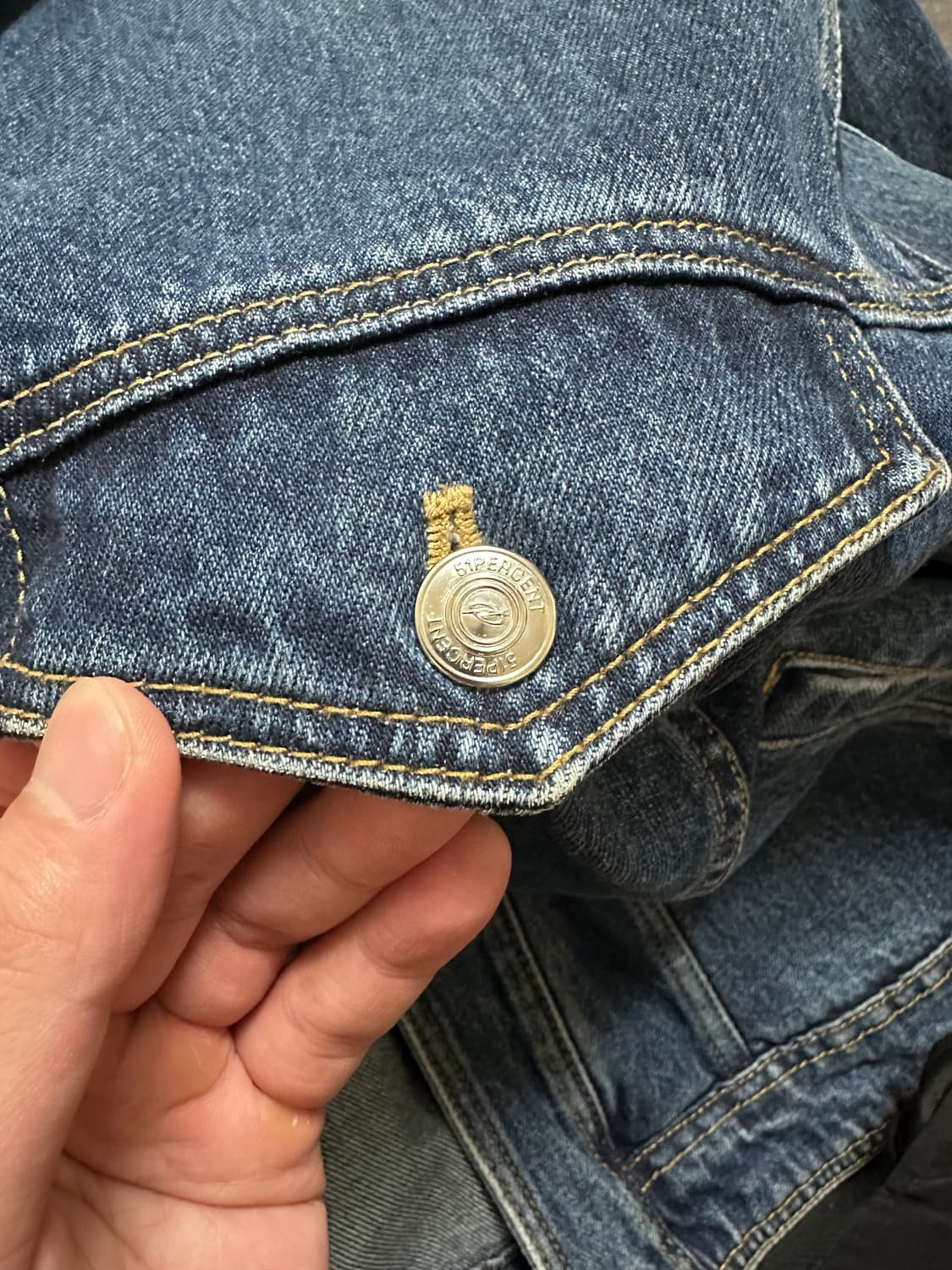 [L] 51퍼센트 Tunnel Lining denim Jacket 상품이미지5