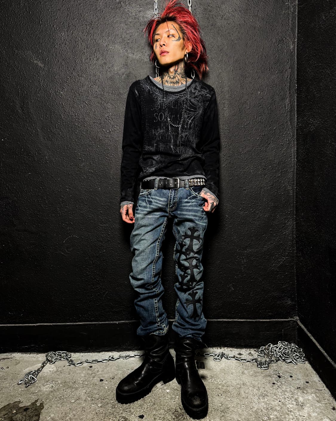 AGATE LABEL – Cross Patch Slim Denim PT 상품이미지8