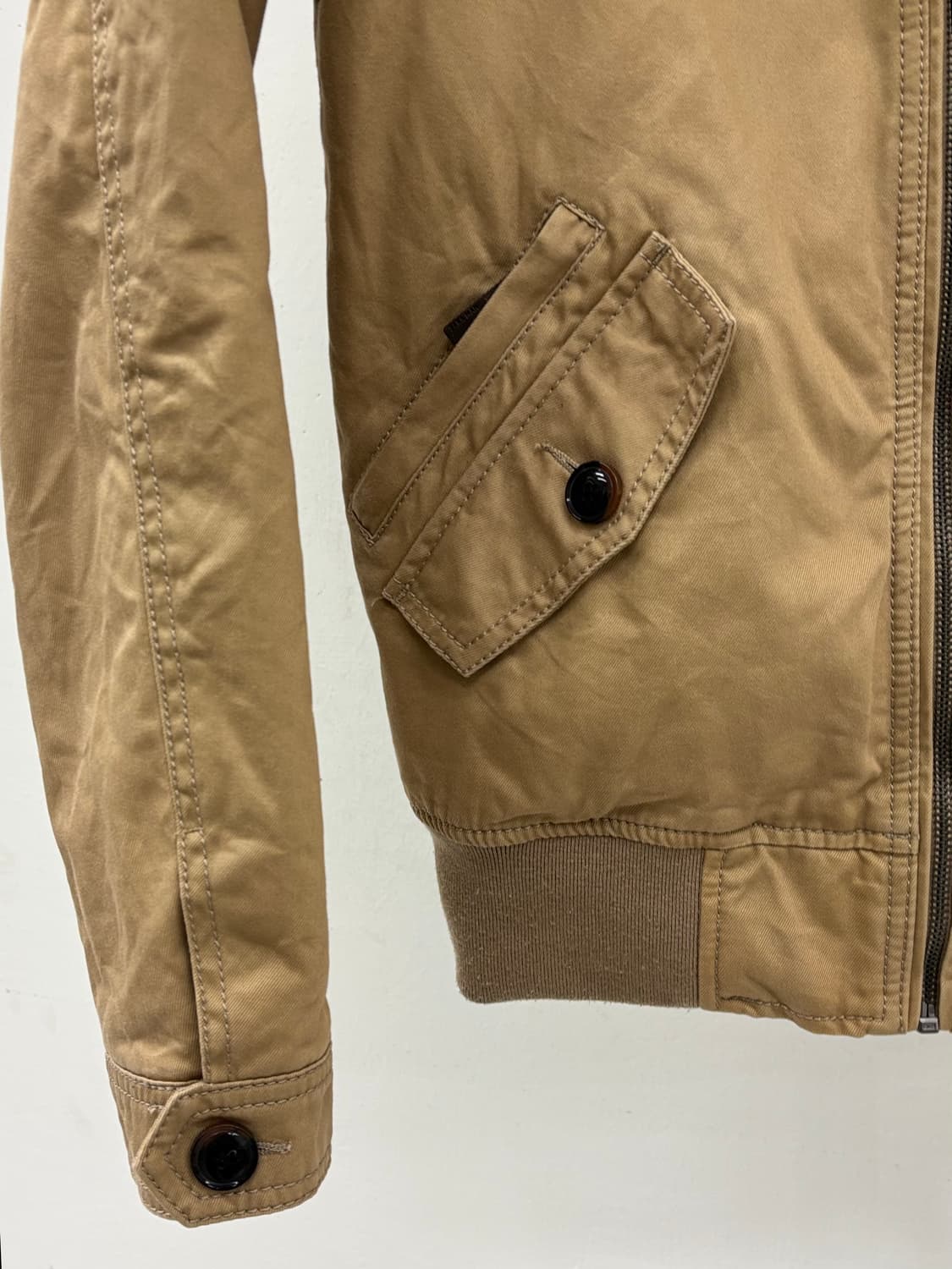 빈티지 베이지 블루종 집업 자켓 상품이미지8