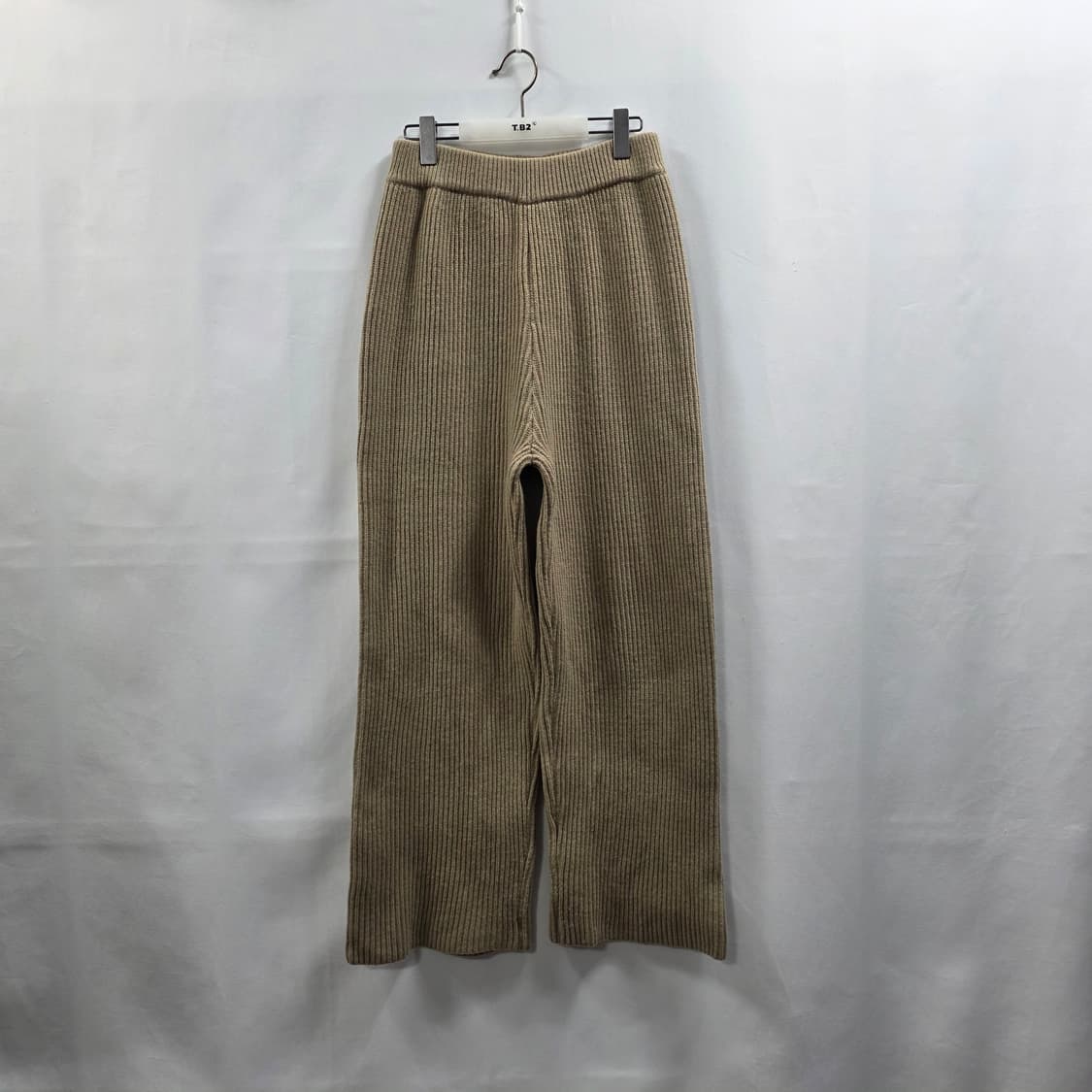 1156 ORR 오르 울 니트 팬츠 베이지 밴딩 팬츠 / 여성 상품이미지1