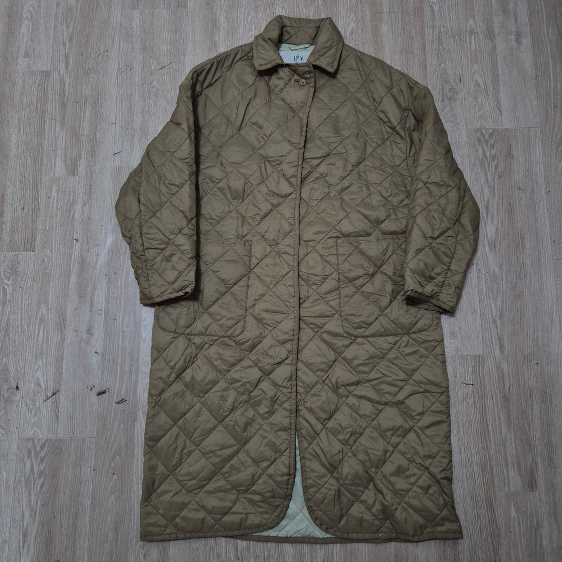 메이트 라이얼 랩 여성 롱 퀼팅 코트 55-66 상품이미지1