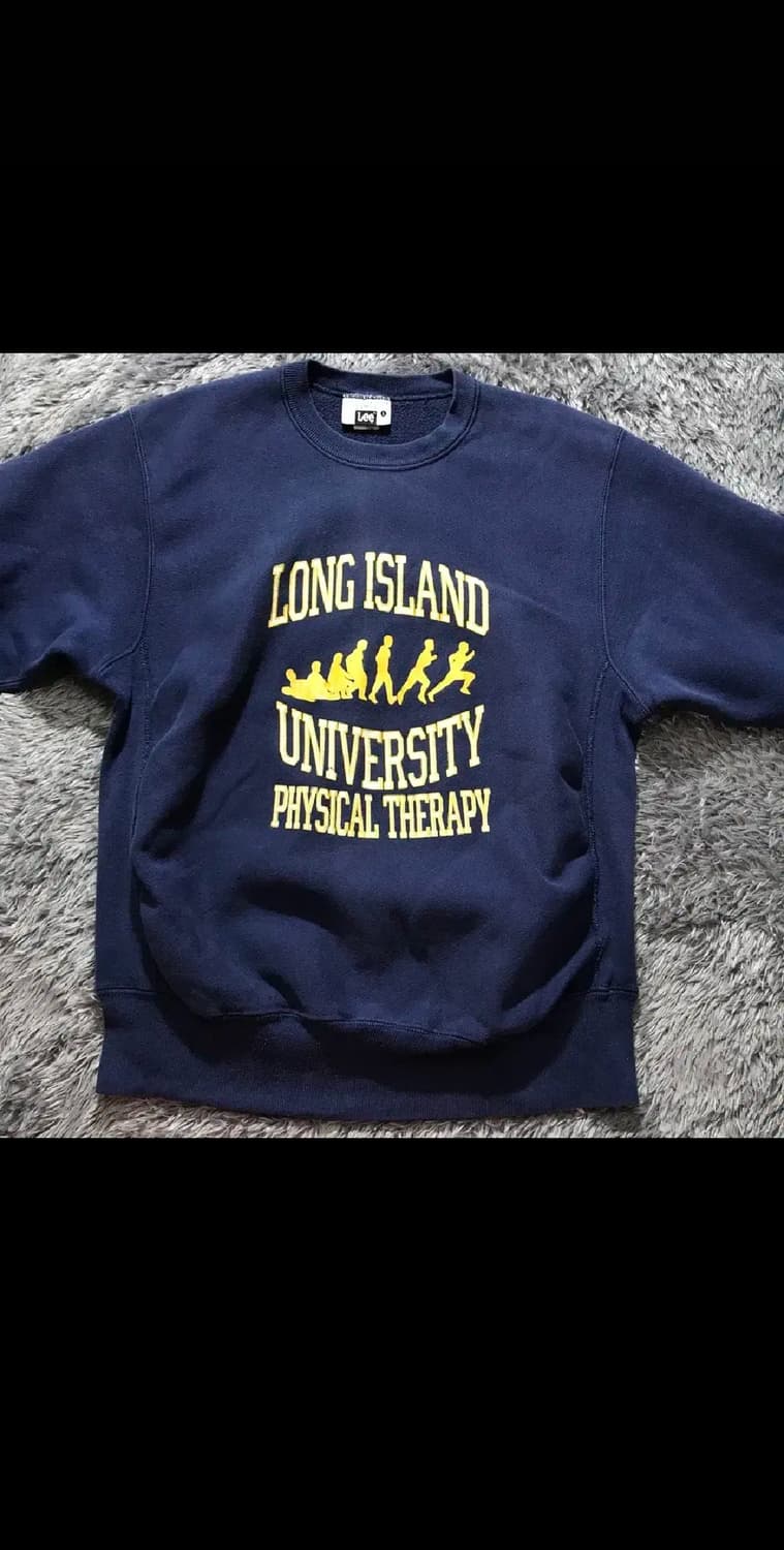 [[L-XL, 공용] 90s LEE 크로스그레인 롱아일랜드 맨투맨 상품이미지1