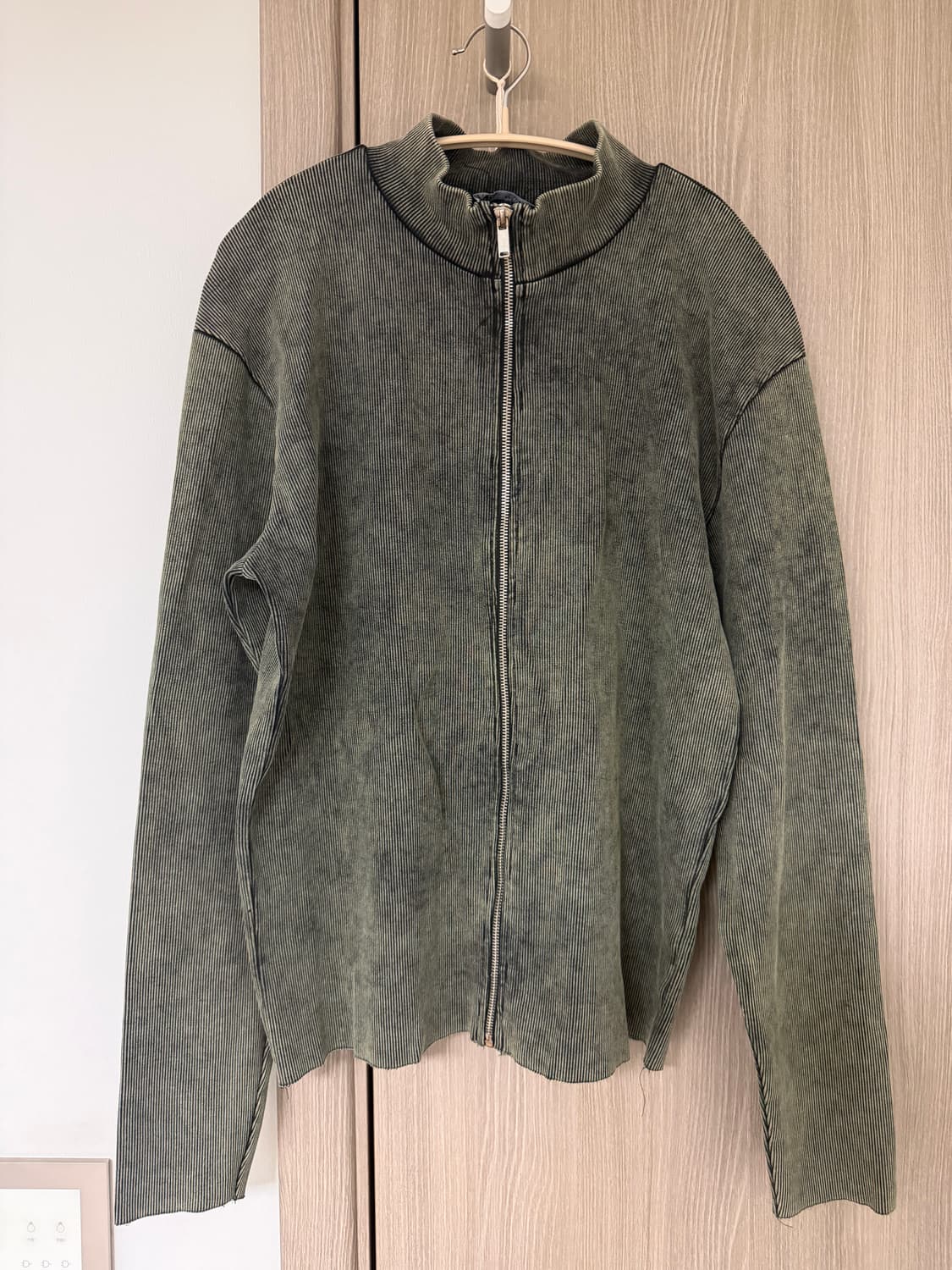 자라 빈티지 워싱 니트 집업 상품이미지3