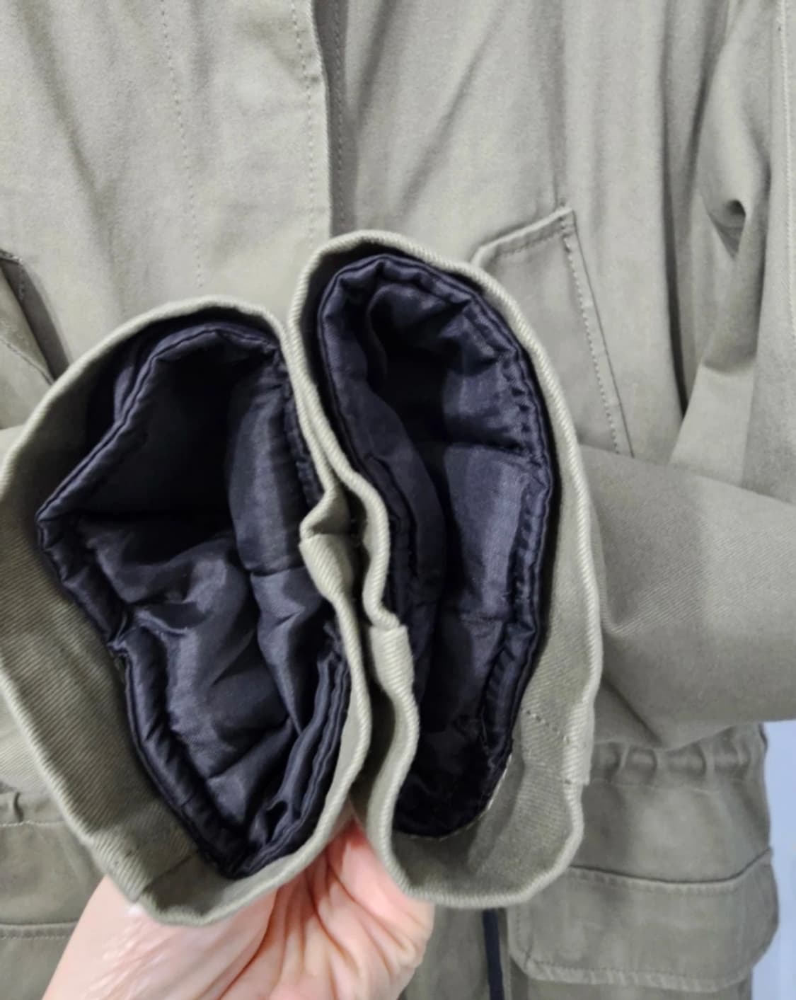 한섬 마쥬 램 야상 자켓 ~55 상품이미지7