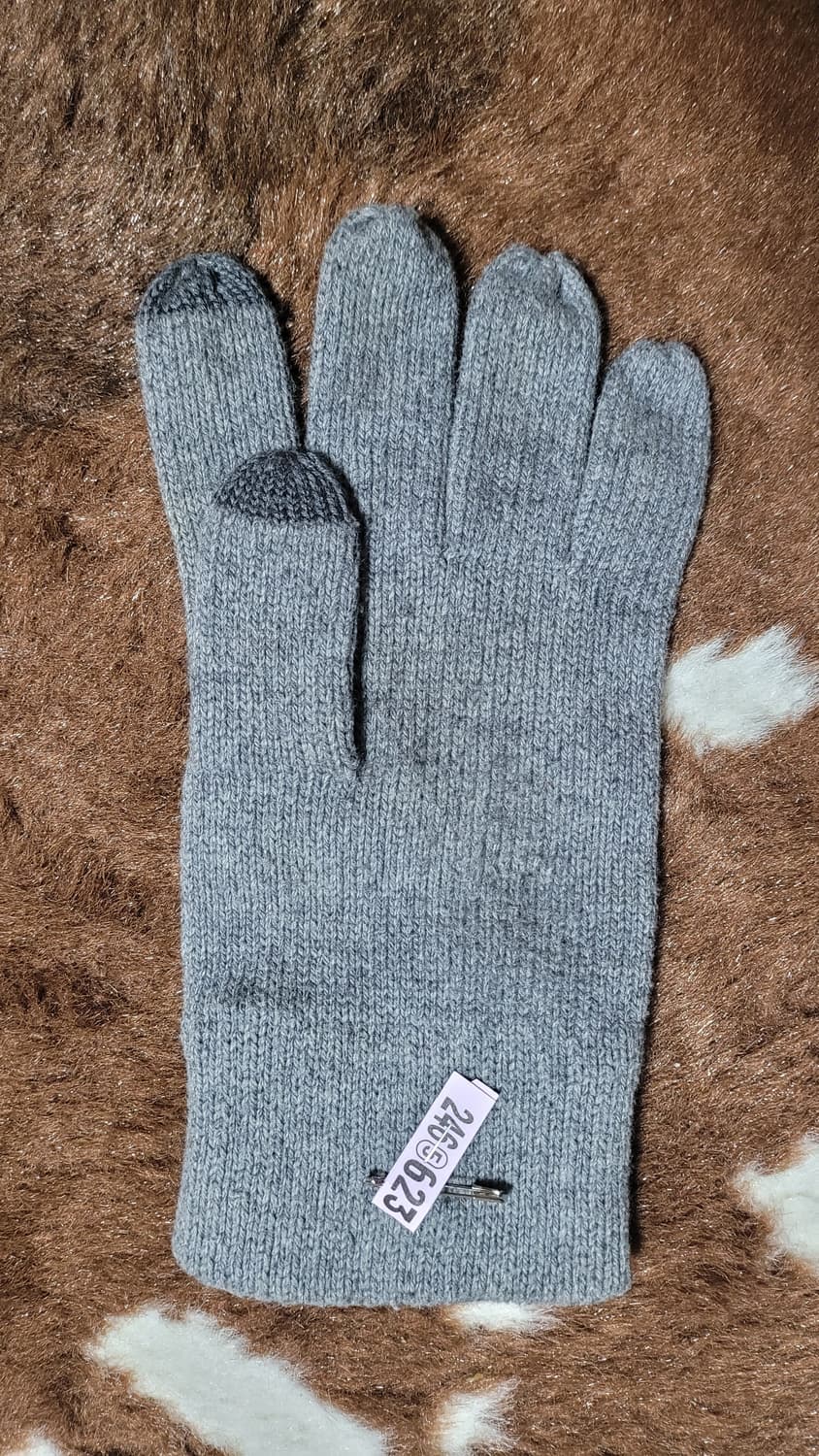 폴로 랄프로렌 남성용 회색 모 장갑 상품이미지5