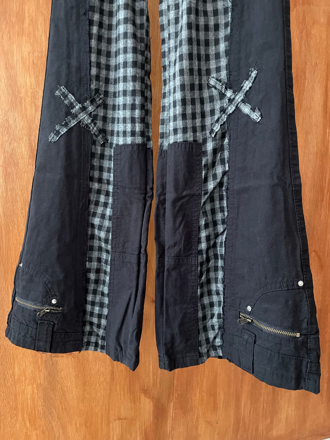 Check grunge boots-cut pants 상품이미지6