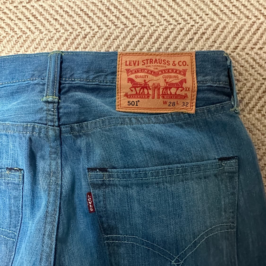 LEVI'S 501 mexico made denim jeans 상품이미지4